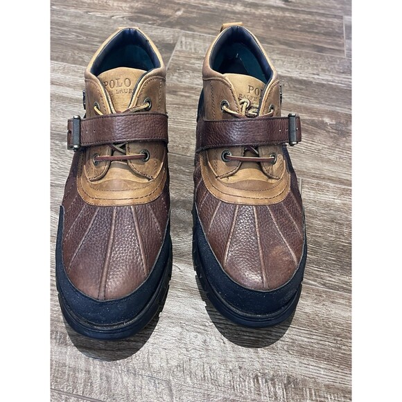 POLO Ralph Lauren Dover III Boots Men's Size 13 D Leather Duck - Picture 3 of 16